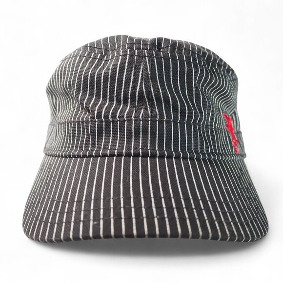 Hurley Gahtenh Vintage 06 Conductor Utility Hickory Stripe Pinstripe Fitted Hat - Picture 1 of 8